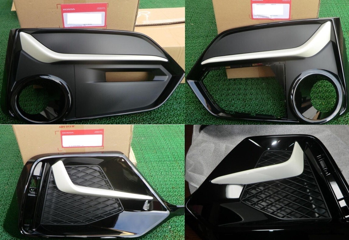 未使用 ホンダ 純正 シビック タイプR FK8 後期 フォグライト ガーニッシュ 前後左右 4点 HONDA Genuine CIVIC Fog light garnish拍卖