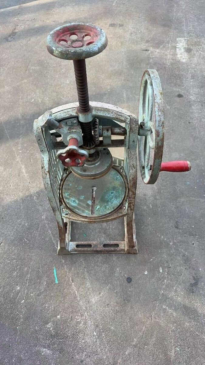 アンティーク 手挽き かき氷機 手動式 昭和レトロ拍卖