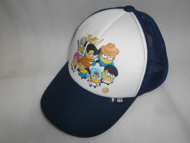 BTS Despicable Me4 怪盗グルーのミニオン超変身 トラッカーハット 1個 50~62㎝ 中古品拍卖