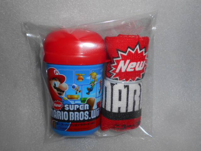 スーパーマリオ おしぼりセット ケース タオル拍卖