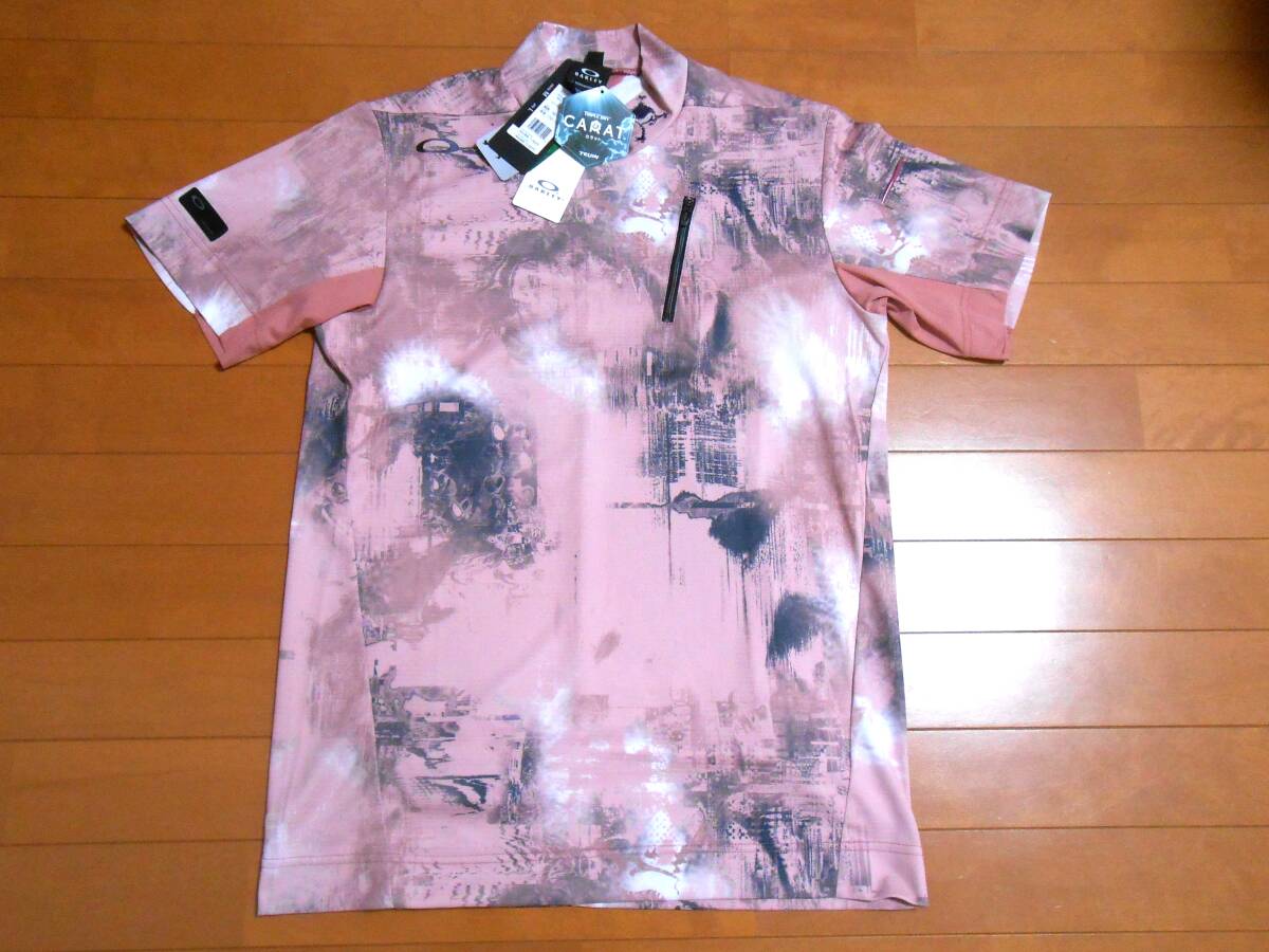 ピンク オークリー スカル ブリューアード モックシャツ ゴルフ 【新品未使用・タグ付き】拍卖