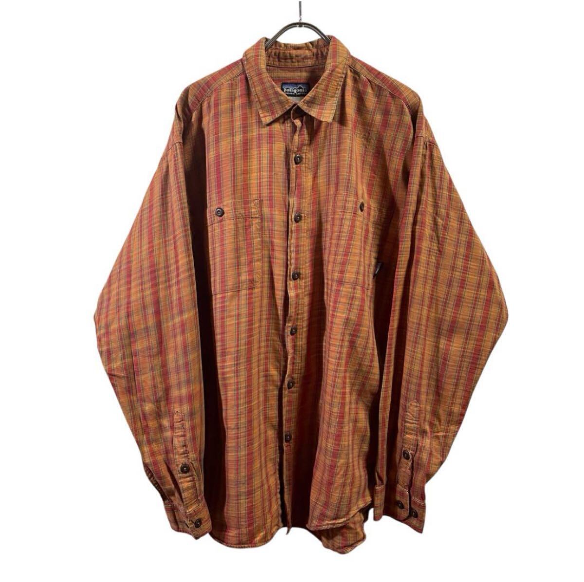 00s Patagonia オーガニックコットンシャツ チェック  M 古着 ビンテージ vintage 拍卖