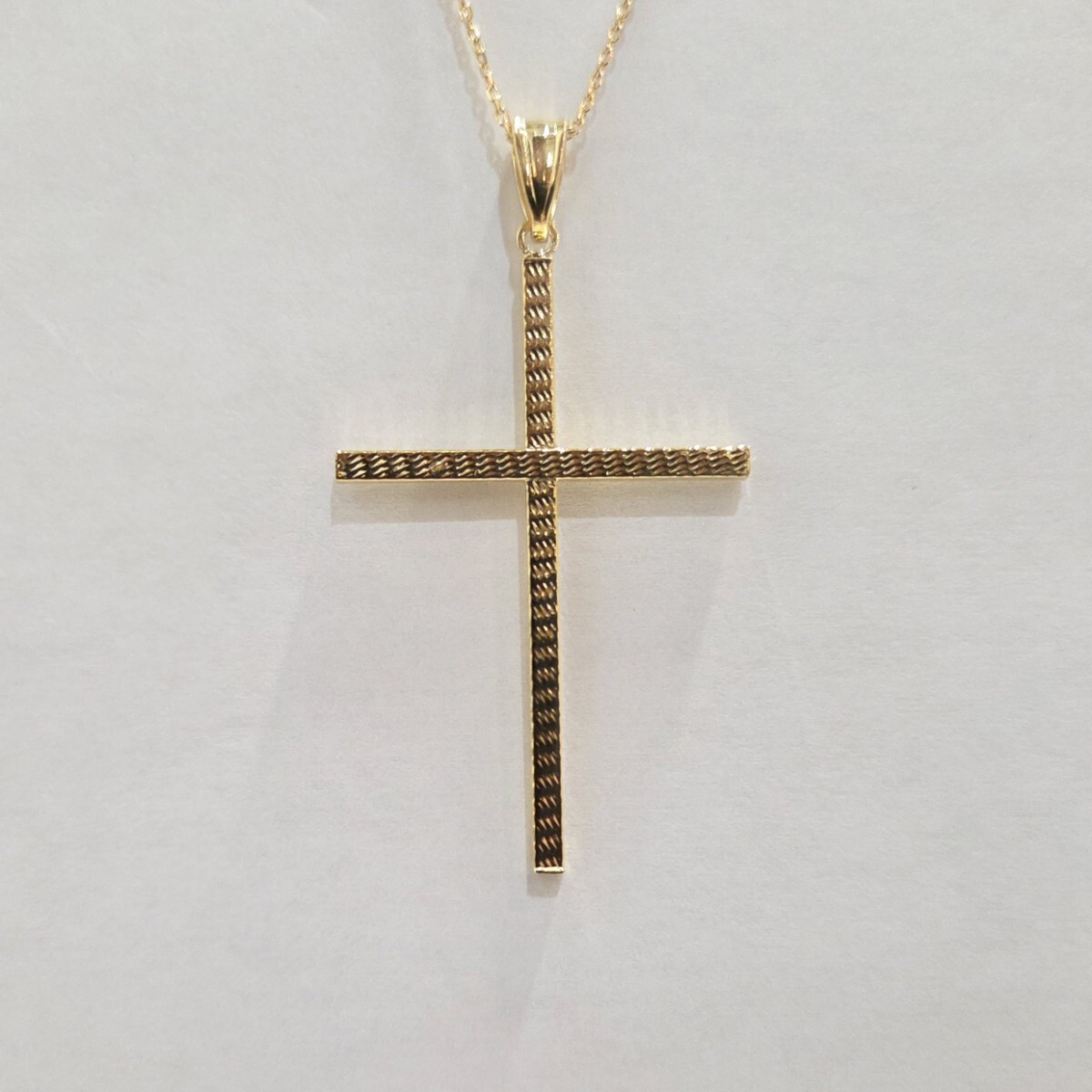 新品 K18 デザインクロスペンダント拍卖