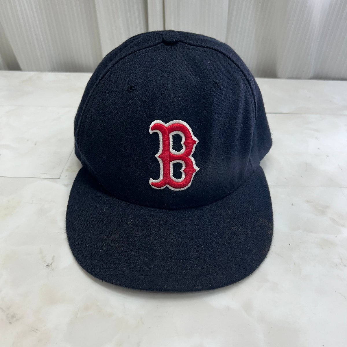 &M& 斎藤隆 Takashi Saito 実使用 gameused Cap 帽子 2009 ALDS Game 3 LAA at BOS ホログラム MLB ボストン・レッドソックス &H-250810拍卖