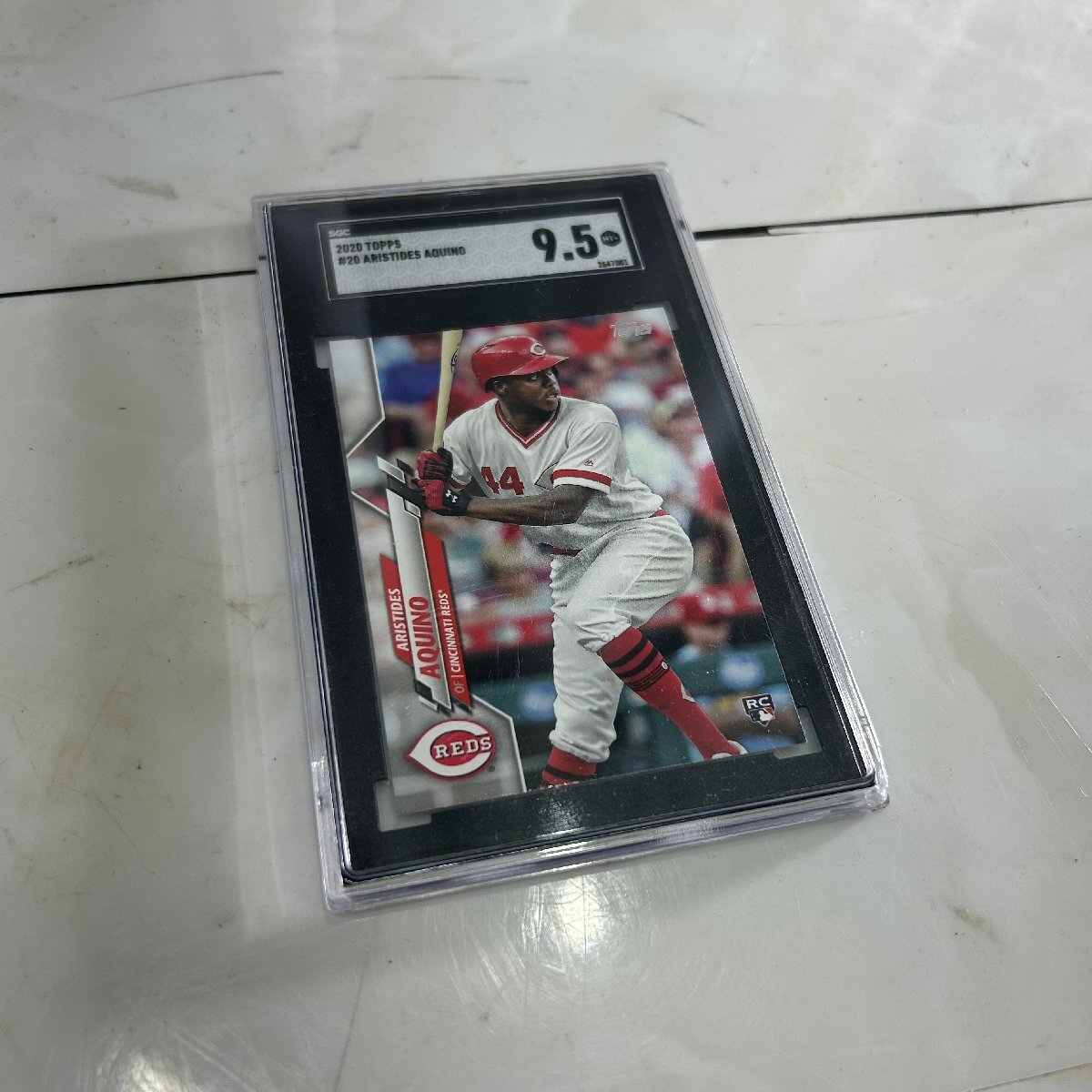ΩMΩ アリスティデス・アキーノ Toppsベースボールカード SGC鑑定9.5 野球 2020年版 ΩP250821拍卖