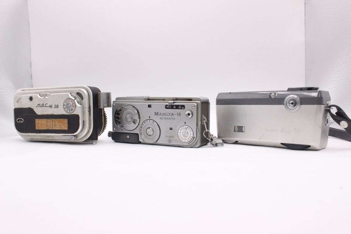 MAMIYA-16 / minolta-16 / mec16 SB #2481 RO2724拍卖