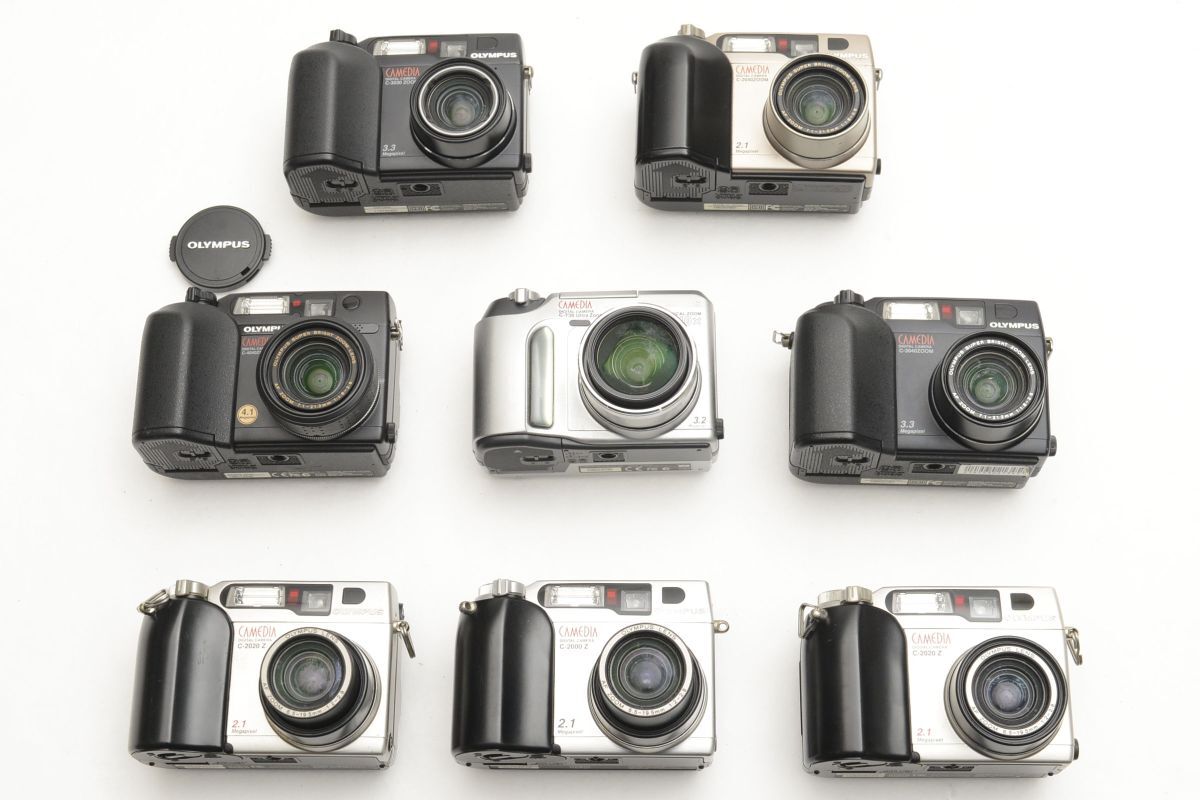 ★OLYMPUS CAMEDIA 8台まとめ★ ジャンク 現状品 動作未確認 #004400021 AU2735拍卖
