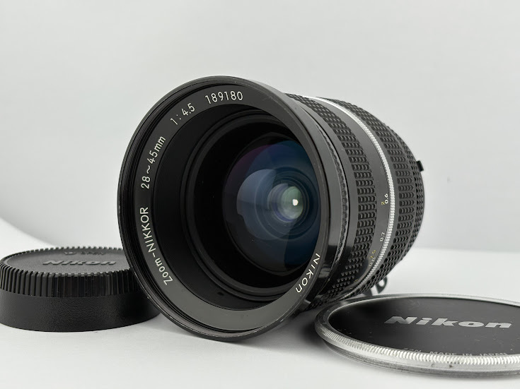 ★極上美品★ ニコン NIKON Ai Zoom Nikkor 28-45mm F4.5 ★NIKON 72Nスクリューメタルキャップ付★ #0630-7拍卖
