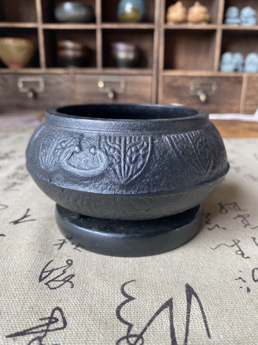 未使用 南部鉄器 香炉 仏具 レトロ アンティーク 時代物 拍卖