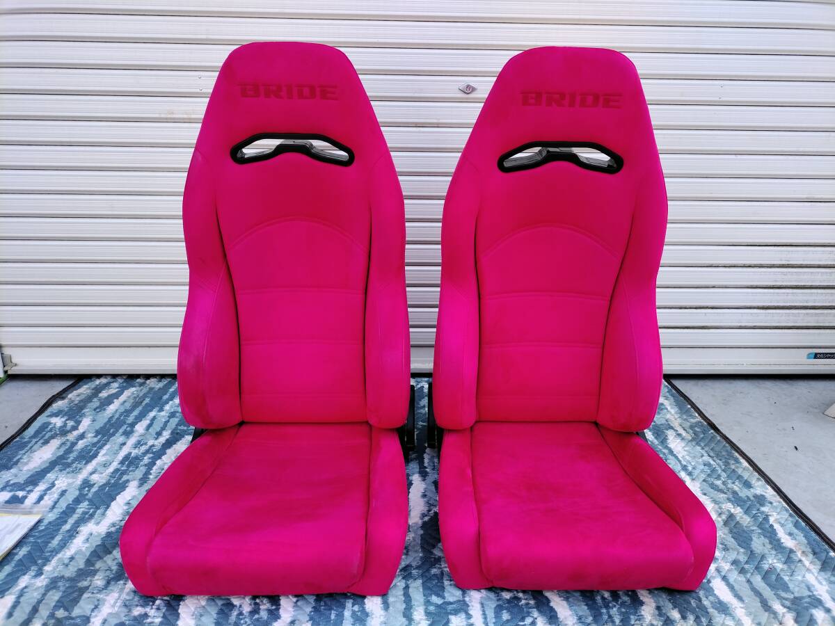 70825 Z★セミバケットシート2脚 ブリッド BRIDE DIGOⅡ LIGHT セミバケットシート 状態良さそうです拍卖