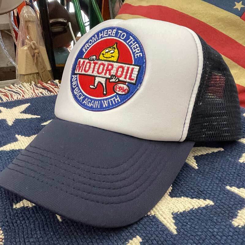 メッシュキャップ ネイビー ESSO エッソボーイ ESSO BOY アメリカン雑貨 アメ雑 アメリカ モーター ガレージ 世田谷ベース 車 バイク拍卖