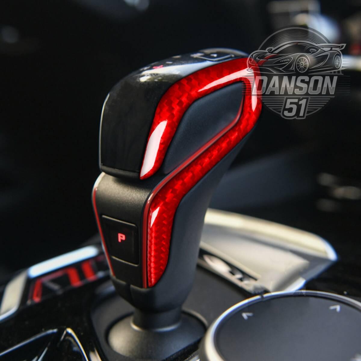 送料無料 ドライカーボン素材 車種専用設計 BMW F90 M5 X3MX4M 2019~2024年式 粘着式 シフトノブカバー左右2枚 色指定可能拍卖