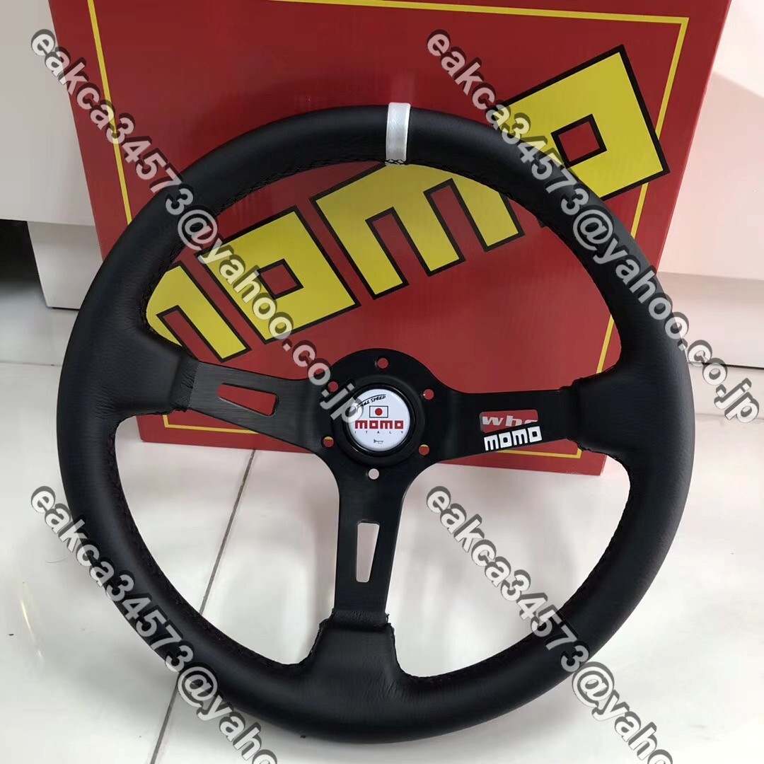 MOMO ステアリング レース ドリフト 13インチ full speed スポーツステアリングホイール ★025拍卖