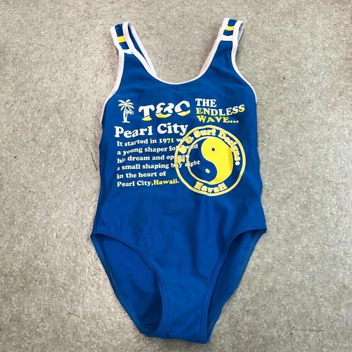 MZ61 T&C SURF 水着 ワンピース 青 キッズ 130 女の子 女児拍卖