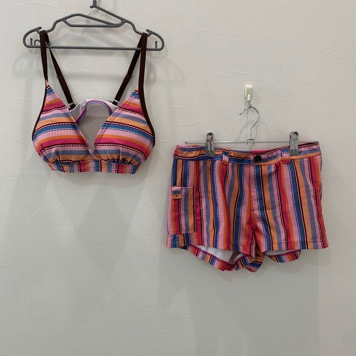 WY1253 水着 セパレート ビキニ ピンク系 レディース L拍卖