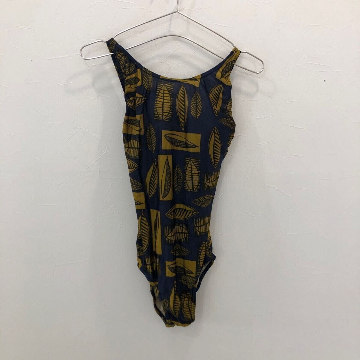 WY608 DIANA スイムウェア ハイレグ レトロ ネイビー系 レディース L クリーニング済み拍卖