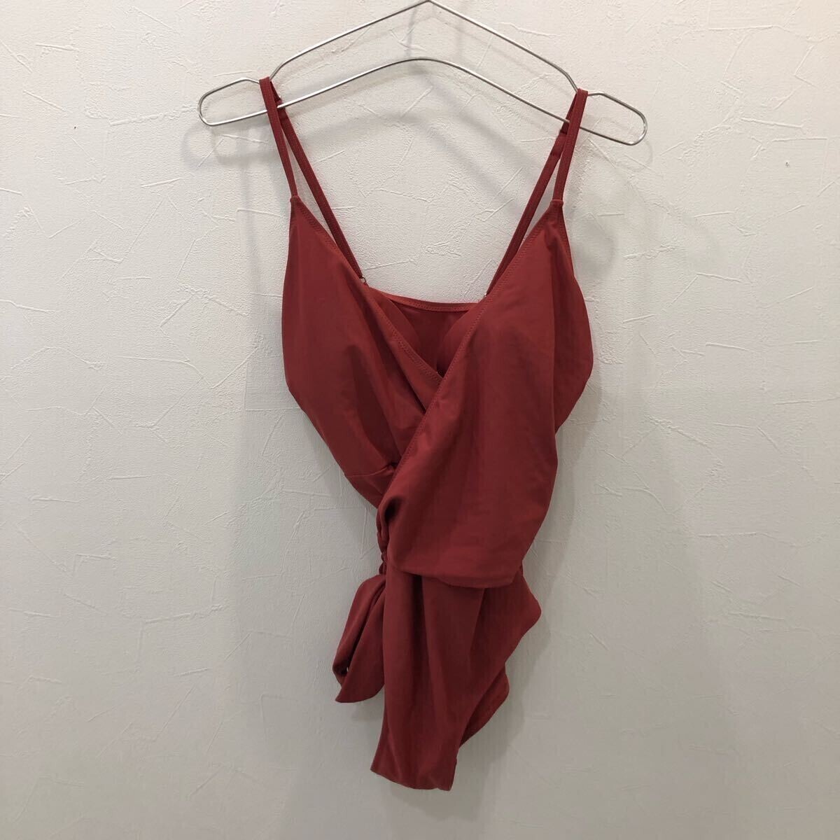 TNZ1525 スイムウェア 水着 エンジ レディース M クリーニング済み拍卖