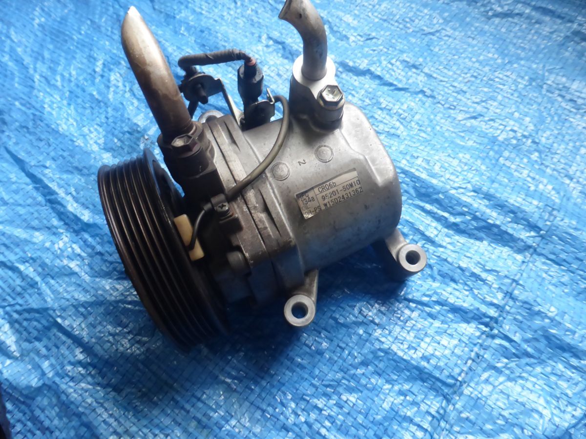 D 1-2 スペーシア MK32S エアコンコンプレッサー 95200 95201-50M10 11★ MR31S ハスラー ワゴンR MH34S MF33S MRワゴン拍卖