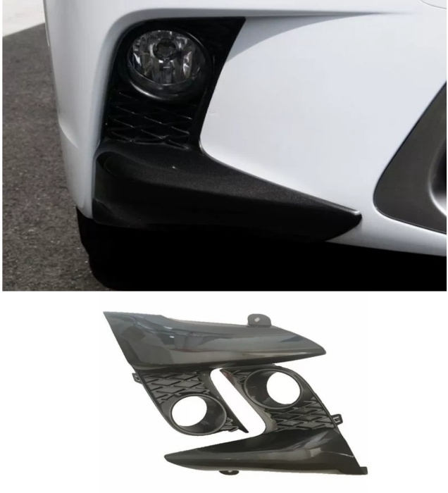 レクサス CT CT200h 2014-2016年 F SPORT フロントバンパーガーニッシュ フロントフォグランプカバー サイド2個セット拍卖