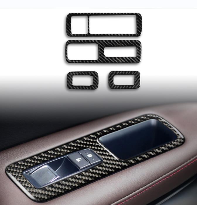 レクサス RX300 270 200T 450H 2015-2019年 右ハンドル用 ドアウィンドウ スイッチ ボタンフレーム ステッカー パネル カバー 拍卖