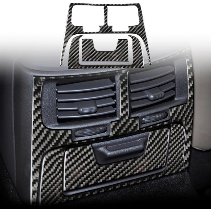 レクサスIS 20系IS250 300 350C 2005- 2013年 内装インテリアステッカー リア エアコン吹き出し口 トリムカバー カーボン柄拍卖