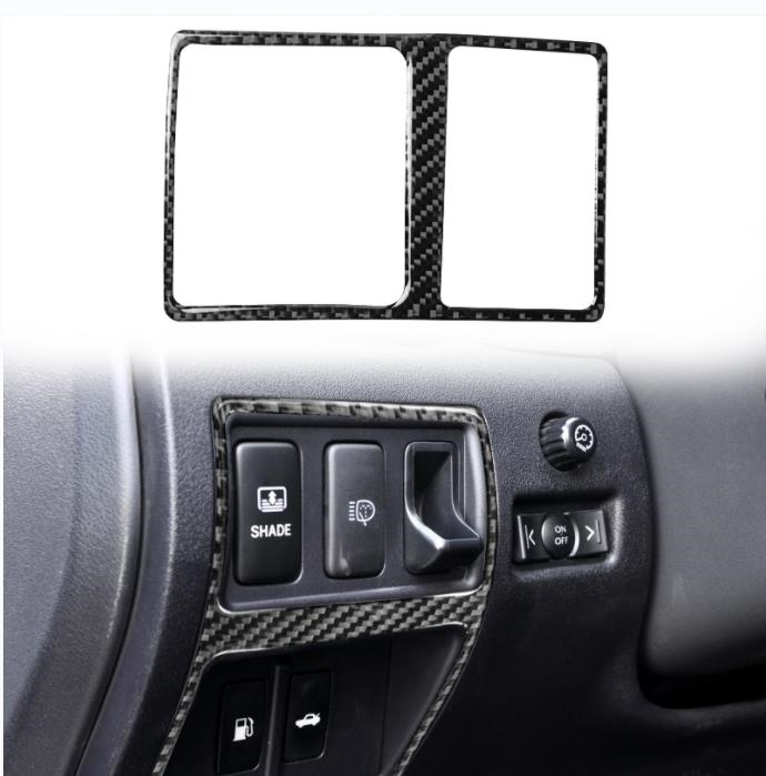 レクサスIS 20系IS250 300 350C 2005- 2013年 内装インテリアステッカー トランク バックドア スイッチ パネル カバー カーボン柄 拍卖