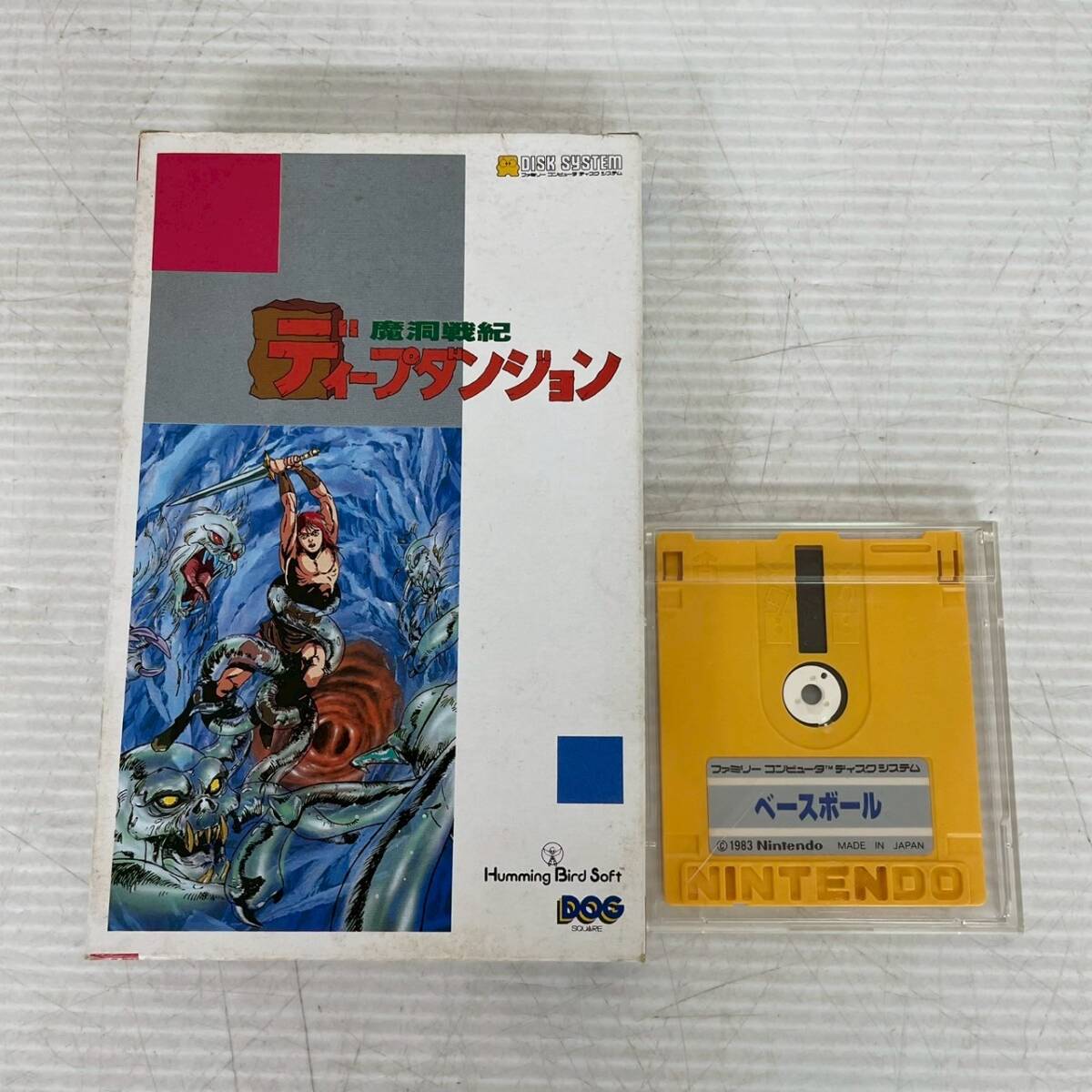 魔洞戦紀 ディープダンジョン ファミコン ベースボール セット テレビゲーム ディスクシステム ディスクカード プロレス A0266拍卖