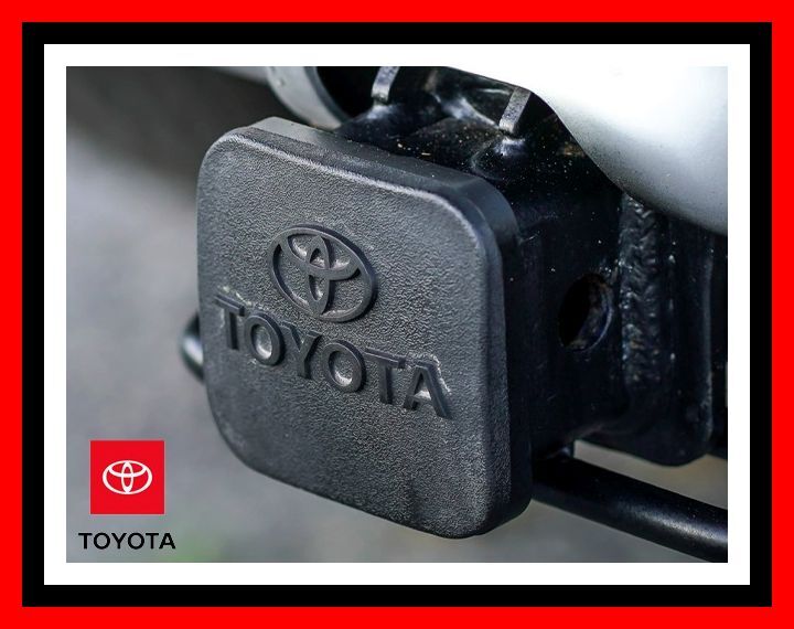 【トヨタ純正/ラバー製】汎用 ヒ ッチカバー キャップ 2インチ ロゴ入り ヒッチレシーバー アメ車 FJクルーザー タンドラ タコマ セコイヤ拍卖