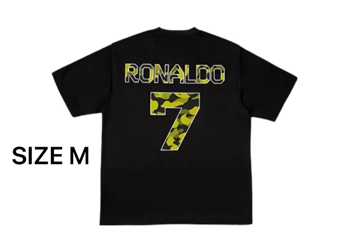【 BAPE X CR7 】LIFE CAMO A BATHING APE RELAXED FIT TEE SIZE M拍卖