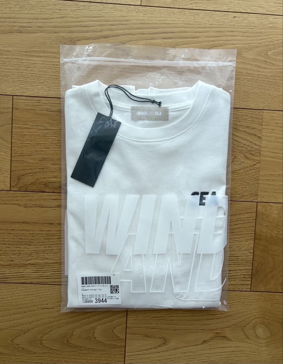 WIND AND SEA ウィンダンシー PIGMENT TEE アイボリー拍卖