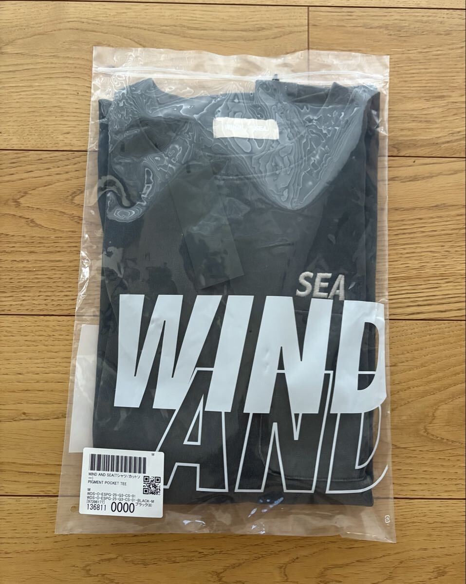 WIND AND SEA ウィンダンシー PIGMENT TEE ブラック拍卖