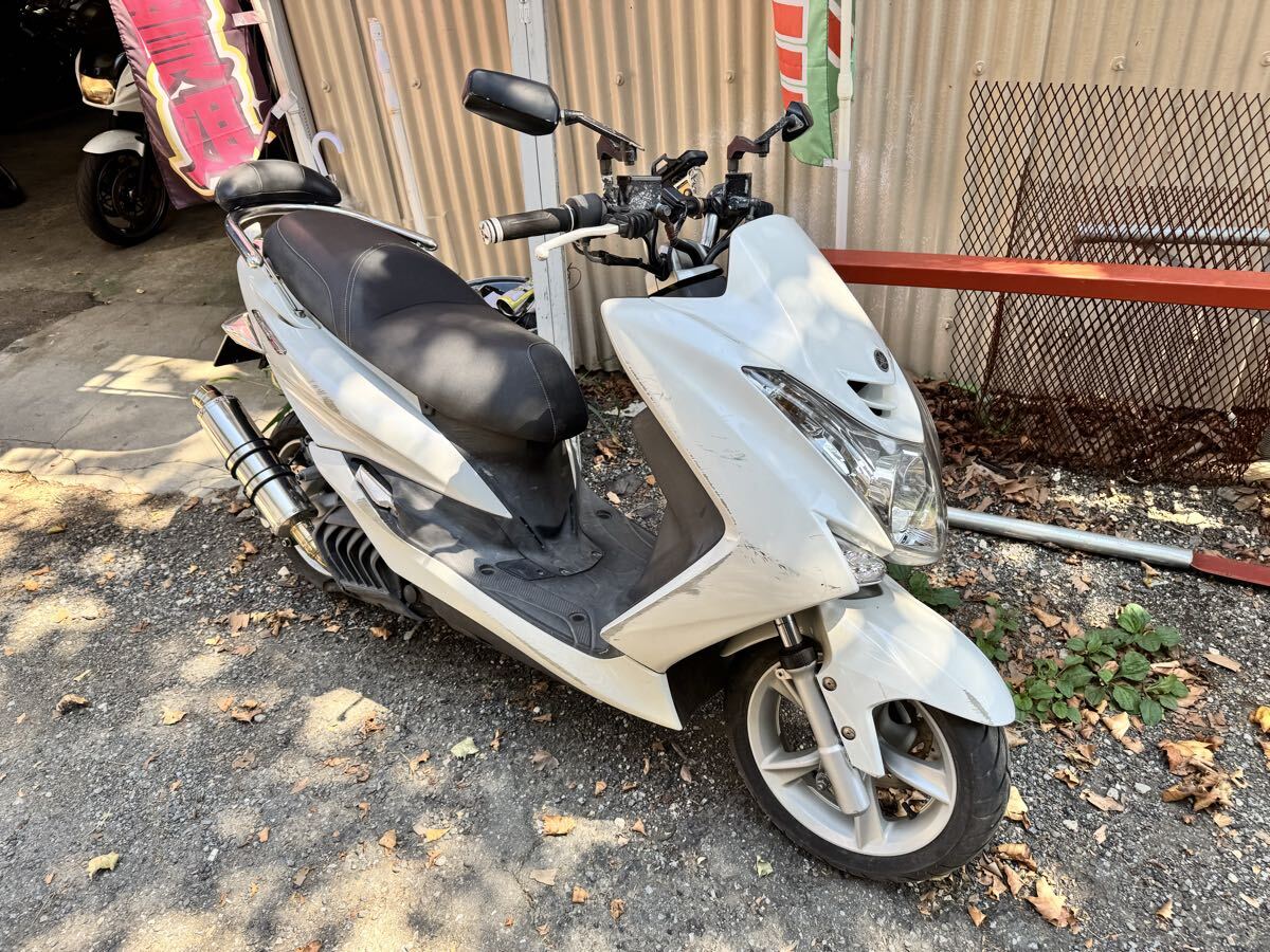 マジェスティ155S 走行7816キロ エンジン始動動画あり!返品可能!SG28J (マジェスティシグナスアドレスリードSYMキムコディオリード)拍卖
