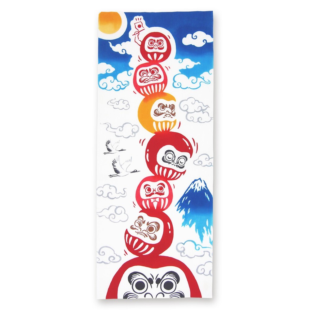 日本手ぬぐい 和柄 おしゃれ だるま落ちず kenema 縁起 注染 手拭い クリックポスト対応拍卖