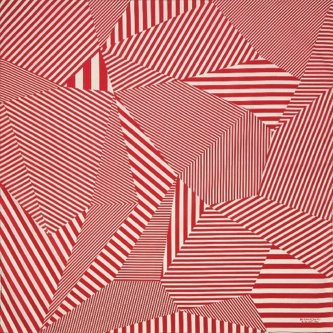 風呂敷 大判 エコバッグ レジカゴバッグ おしゃれ 97x97cm KONOMI ふろしき ストライプ レッド 有職 二四巾 メール便送料無料拍卖