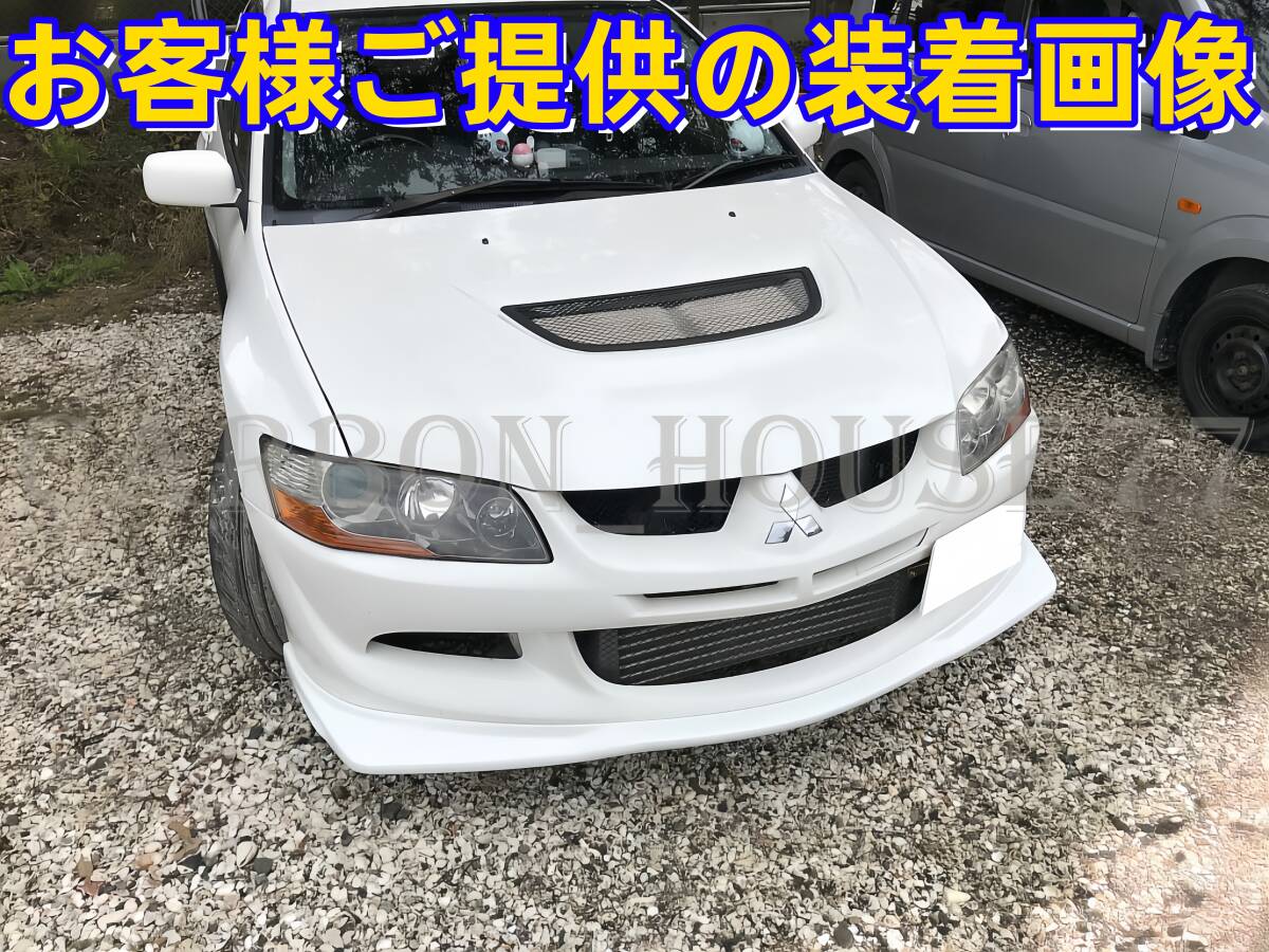 ★MITSUBISHI ランエボ 8 CT9A フロント リップ スポイラー V型 FRP製 未塗裝☆.拍卖