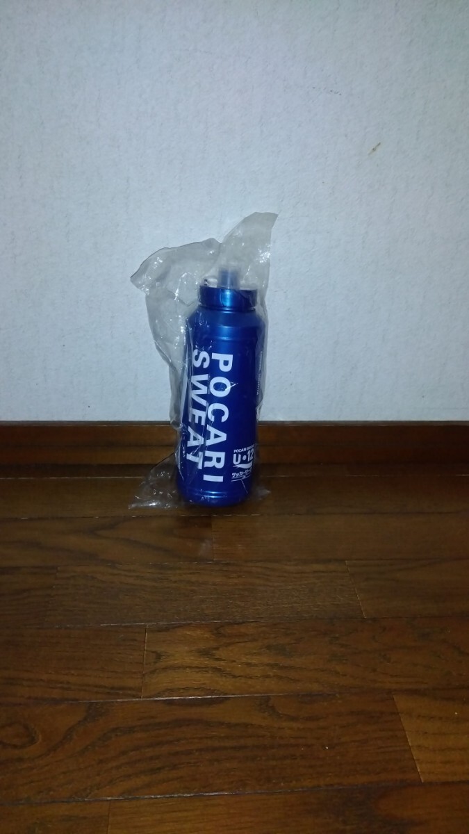 新品未使用 ポカリスエット 空ボトル ドリンクホルダー ケース 青 水筒 スポーツ 拍卖
