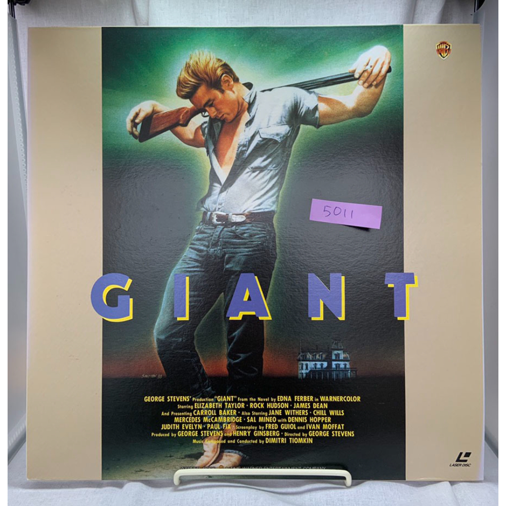 ジャイアンツ ジェームズ ディーン ジェームズ ディーン 映画 LD レーザーディスク ジャンク Movie Laser Disc【0771拍卖