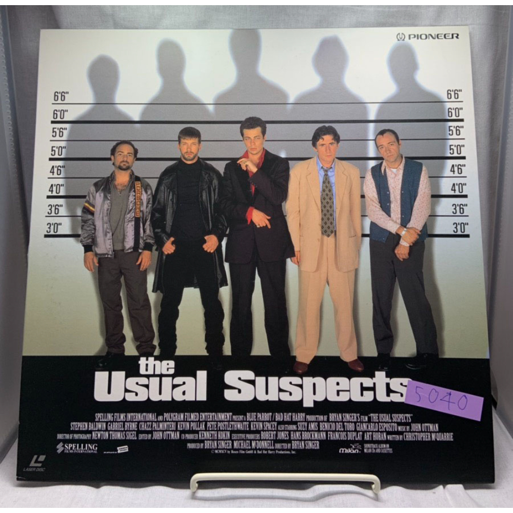 ユージュアル・サスペクツ ケビン スペイシー 映画 LD レーザーディスク ジャンク Movie Laser Disc【0800拍卖
