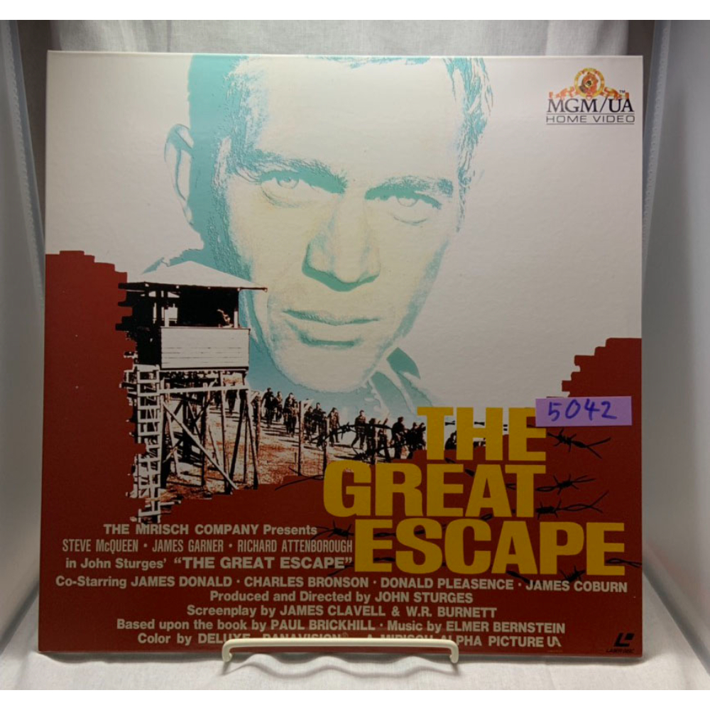 大脱走 スティーヴ マックイーン 映画 LD レーザーディスク ジャンク Movie Laser Disc【0803拍卖