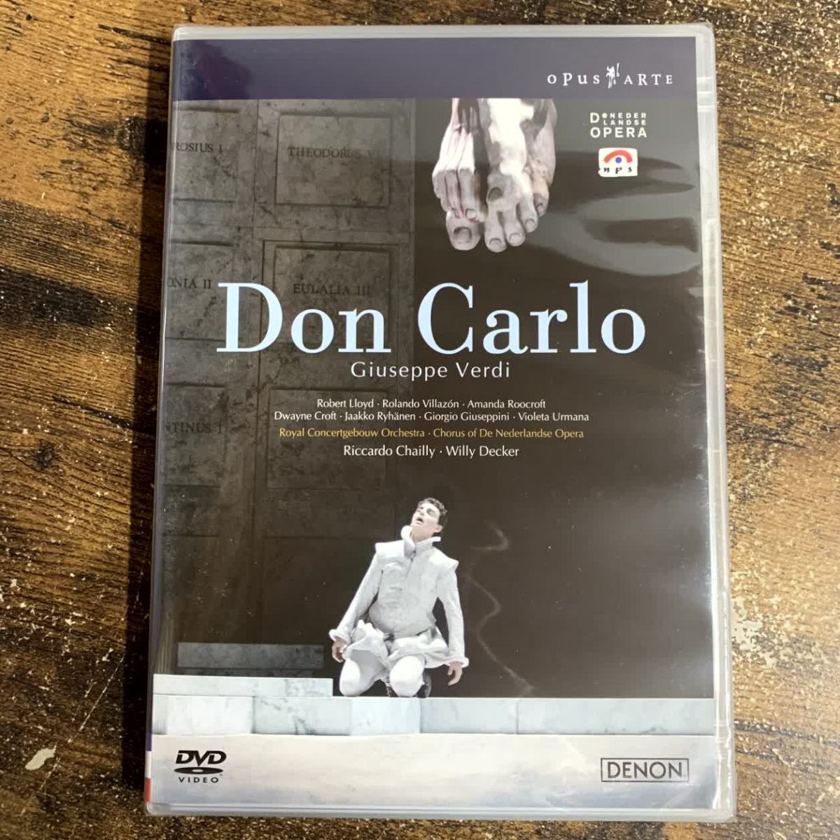 【未開封】DVD ヴェルディ: 歌劇「ドン・カルロ」全曲 管理a33拍卖