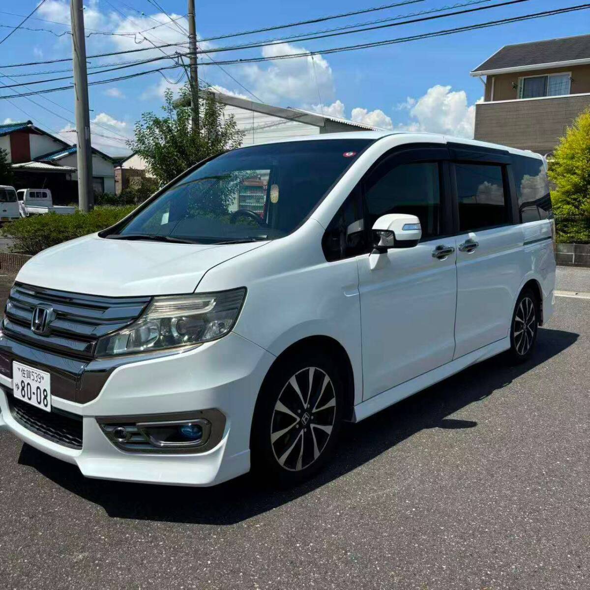 ホンダ ステップワゴン 平成25年式 スパーダZ 車検令和7年12月 8人乗り拍卖