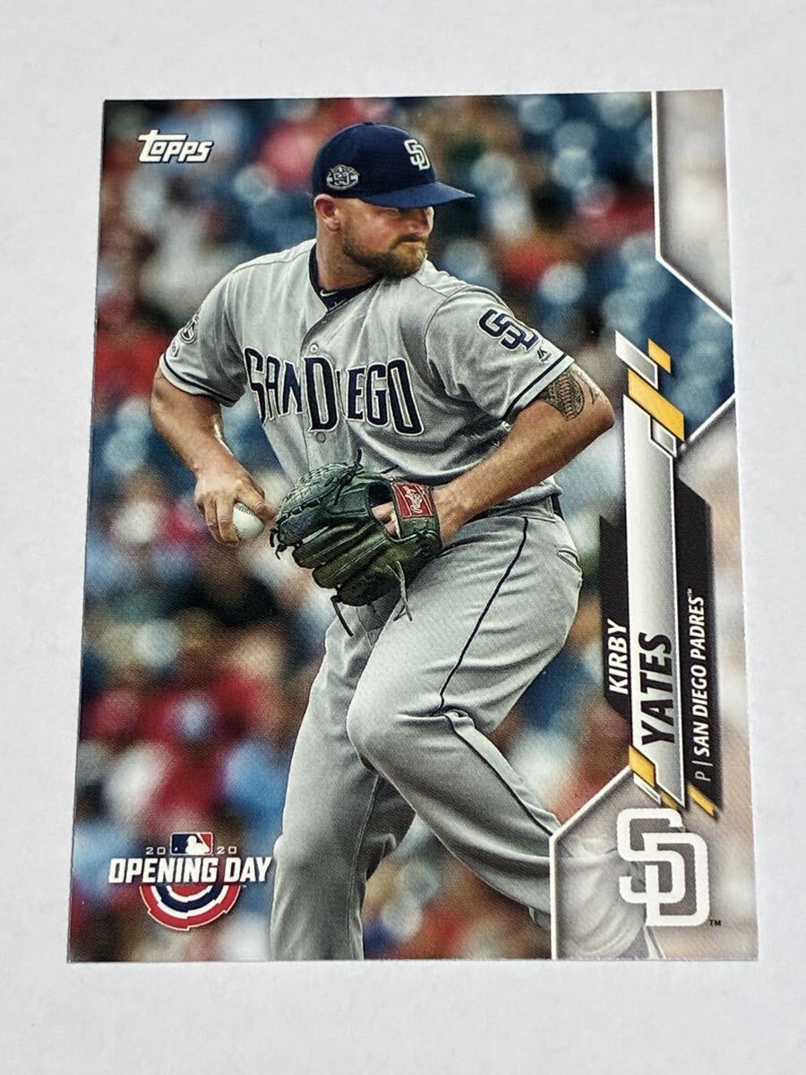 カービー イエーツ KIRBY YATES 2020 TOPPS OPENING DAY #127 DODGERS ロサンゼルス ドジャース 即決拍卖