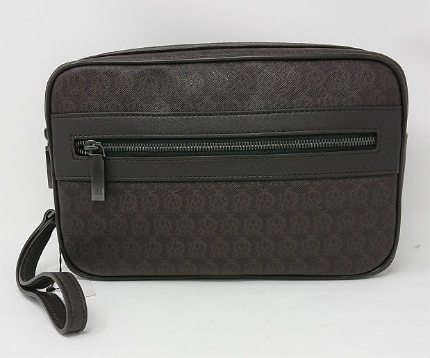 未使用 ダンヒル セカンドバッグ 茶 ブラウン Dunhill L3W791B リストストラップ ストラップ付 新品 拍卖