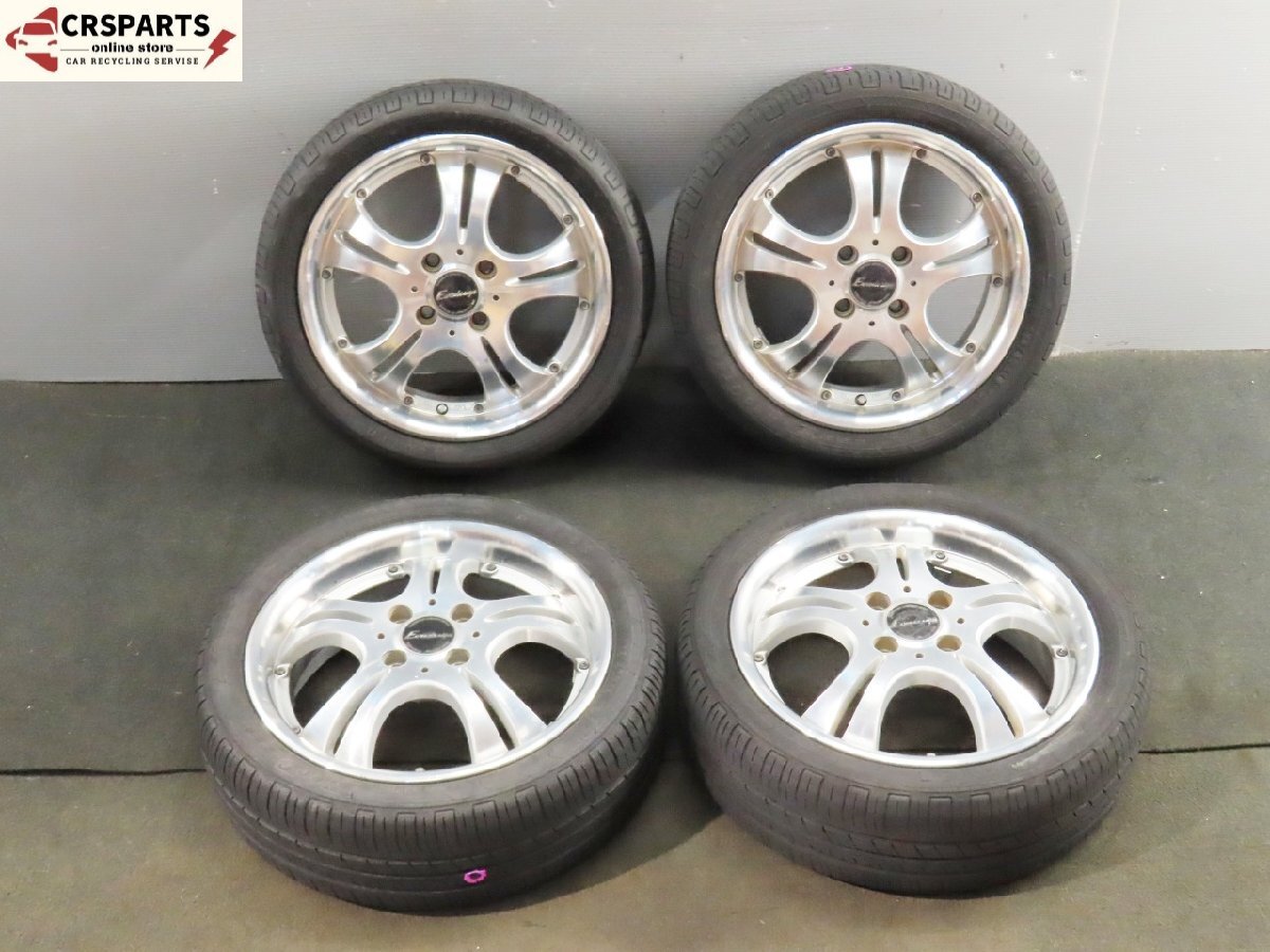 【即決! 即日発送可】マナレイ スポーツ Euro design 15× 5J +45 4H 100PCD ホイール 4本セット タイヤおまけ付 中古 13414拍卖