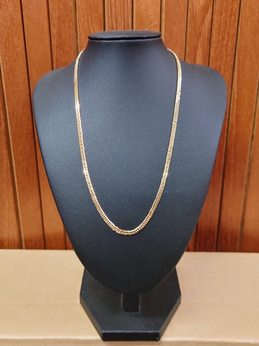 K18(18金) 喜平ネックレス 6面ダブル 40cm 10g イエローゴールド 中留式拍卖