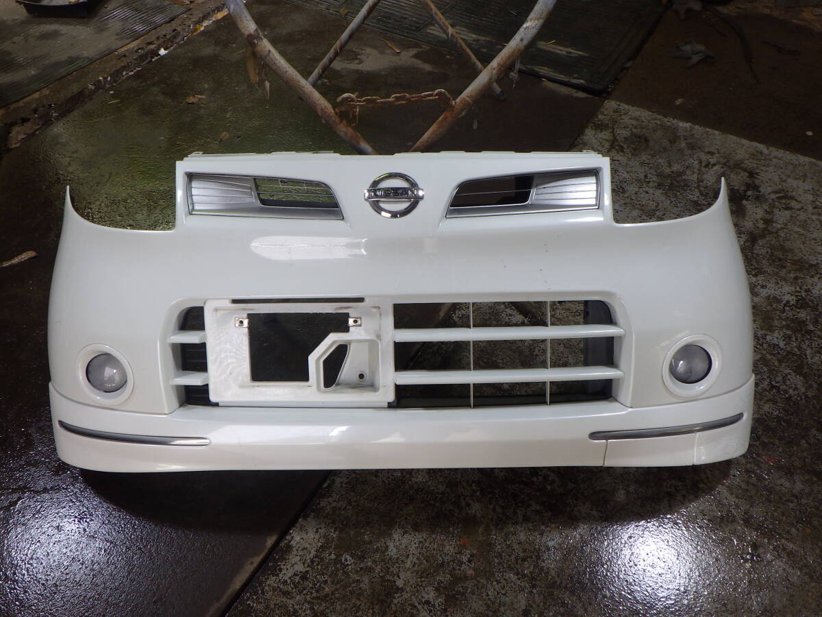 関00028 即決! MG22S モコ Z7T パール フロントバンパー 71711-81J 現車 部品取り車拍卖