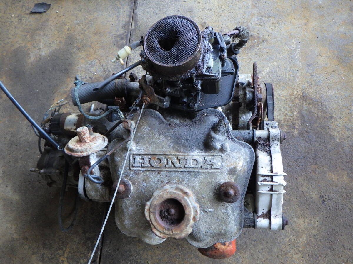 岡 即決! ステップバン エンジン本体 ミッション本体 クランク回らない ジャンク拍卖