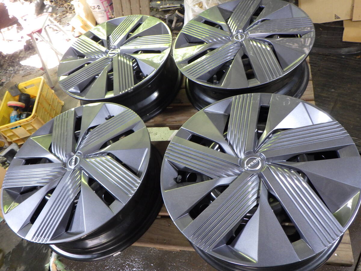 関00094 即決! E13ノート 純正 16インチスチールホイール、鉄ホイール ホイールカバー 4本セット拍卖