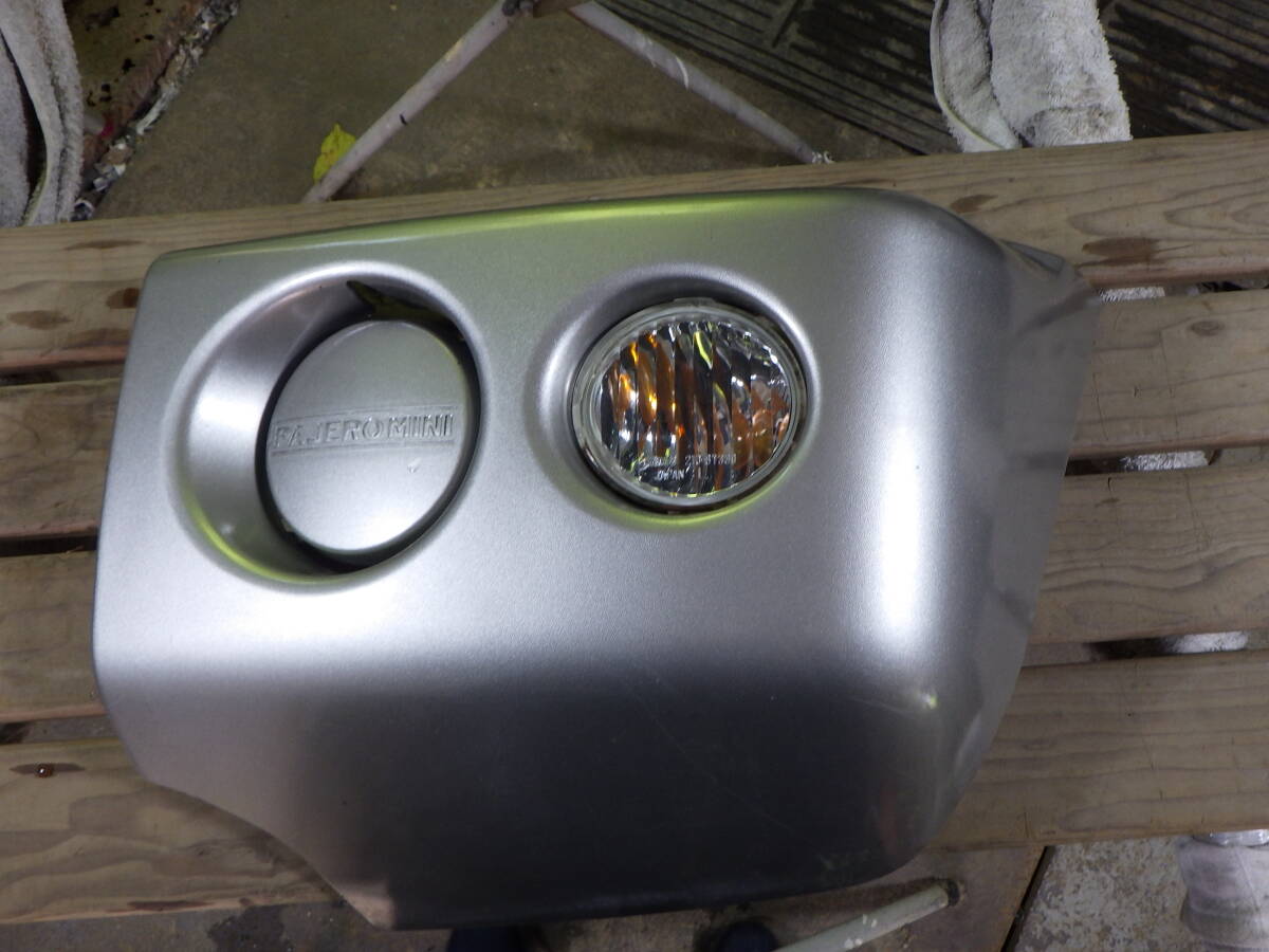 関00095 即決! H58A パジェロミニ フロントバンパー 左コーナー MR351419拍卖