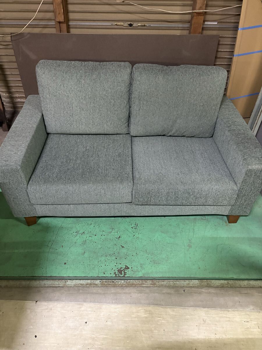 2P用ソファー 野田産業 NDstyle W1500×D850×H825 1人暮らし 2人掛けソファー 中古品 美品 福岡県大川市 ㊥U00003拍卖